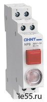 Кнопка модульная NP9-10/1 без подсветки, 1НО, зеленая(CHINT)