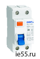 Устройство защитного отключения(УЗО) NL1-100 S 4P 63A 300mA 10kA тип AC (R) (CHINT)