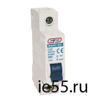 Автоматический выключатель  1P 20A   ВА 47-63  ЭНЕРГИЯ