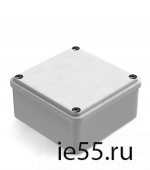 Коробка распаячная для наружнего монтажа с гладкими стенками,100х100х50мм, IP44 серая (CH 101003314