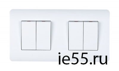 4-клавишный выключатель 10А 250В (CHINT)