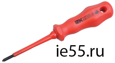 Отвертка крестовая Profi Ph2х100мм 1000В IEK