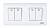 4-клавишный проходной выключатель с LED-подсветкой 10А 250В (CHINT)