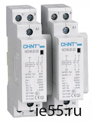 Контактор модульный NCH8-63/40 63A 4НО AC24В 50Гц (R) (CHINT)