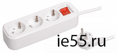 Удлинитель У03В 3 места 2Р+РЕ/1.5 метра 3х1мм2 16А/250В CLASSIC IEK